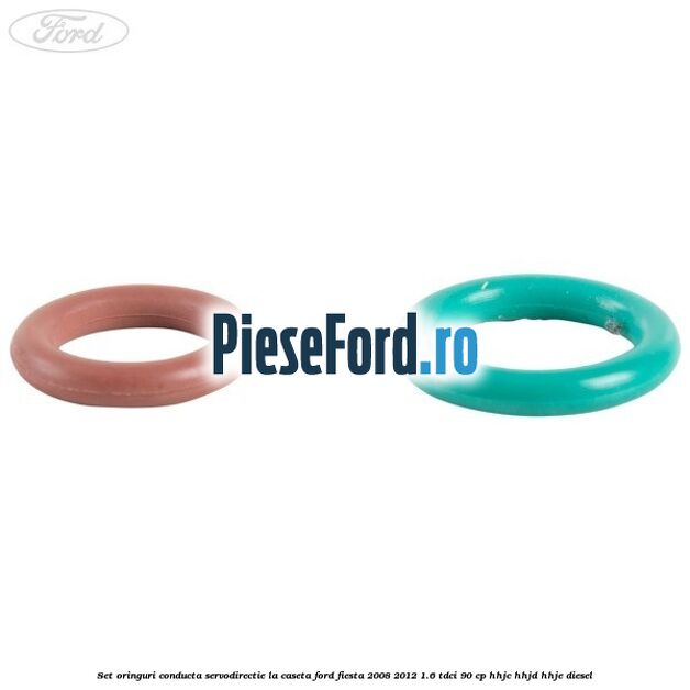 Set oringuri conducta servodirectie la caseta Ford Fiesta 2008-2012 1.6 TDCi 90 cp HHJC, HHJD, HHJE diesel