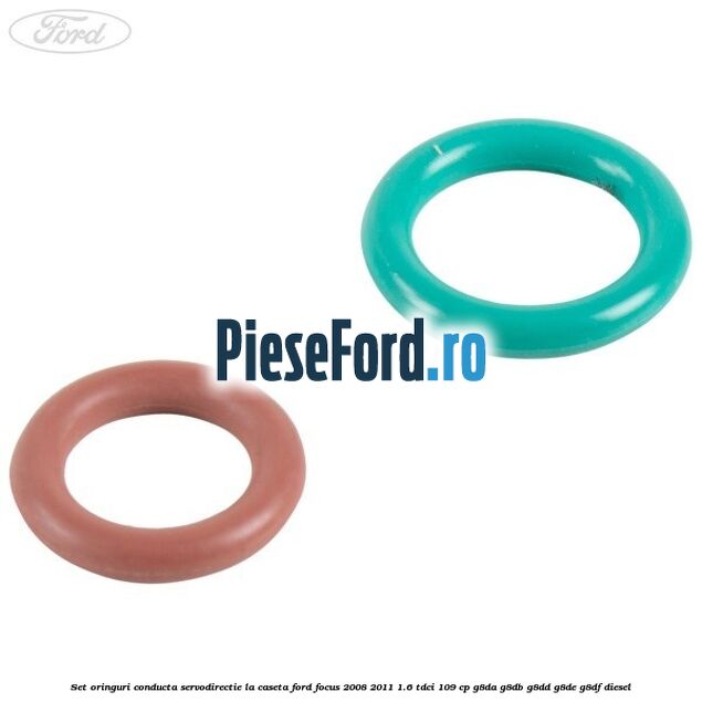 Set oringuri conducta servodirectie la caseta Ford Focus 2008-2011 1.6 TDCi 109 cp Set oringuri conducta servodirectie la caseta Ford Focus 2008-2011 1.6 TDCi 109 cp G8DA, G8DB, G8DD, G8DE, G8DF diesel