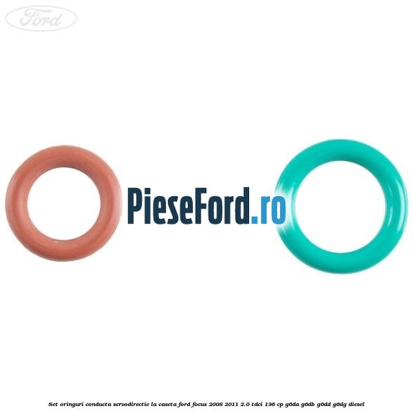 Set oringuri conducta servodirectie la caseta Ford Focus 2008-2011 2.0 TDCi 136 cp G6DA, G6DB, G6DD, G6DG diesel