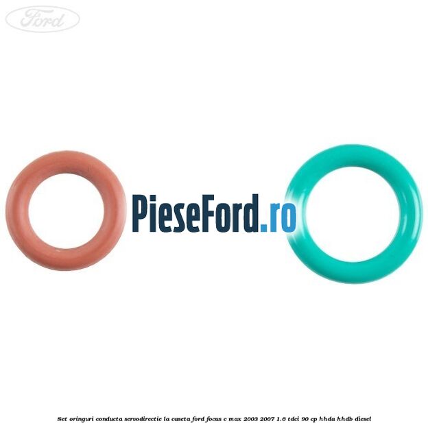 Set oringuri conducta servodirectie la caseta Ford Focus C-Max 2003-2007 1.6 TDCi 90 cp HHDA, HHDB diesel