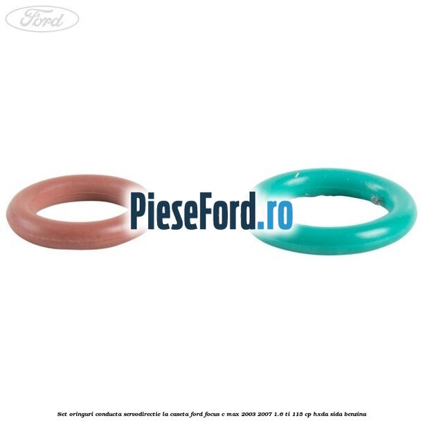 Set oringuri conducta servodirectie la caseta Ford Focus C-Max 2003-2007 1.6 Ti 115 cp HXDA, SIDA benzina