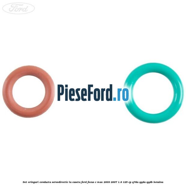 Set oringuri conducta servodirectie la caseta Ford Focus C-Max 2003-2007 1.8 125 cp Q7DA, QQDA, QQDB benzina