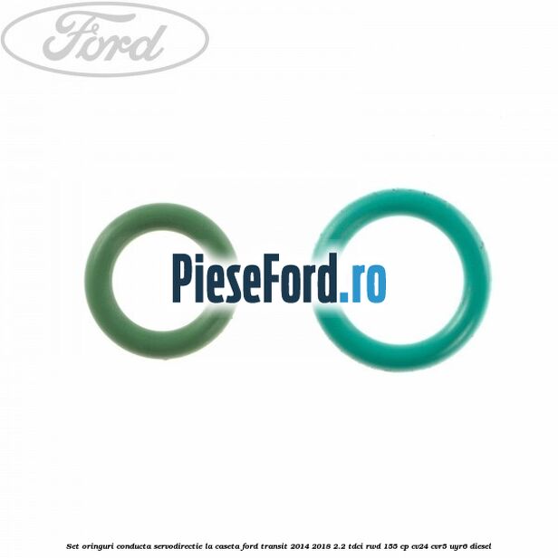 Set oringuri conducta servodirectie la caseta Ford Transit 2014-2018 2.2 TDCi RWD 155 cp Set oringuri conducta servodirectie la caseta Ford Transit 2014-2018 2.2 TDCi RWD 155 cp CV24, CVR5, UYR6 diesel