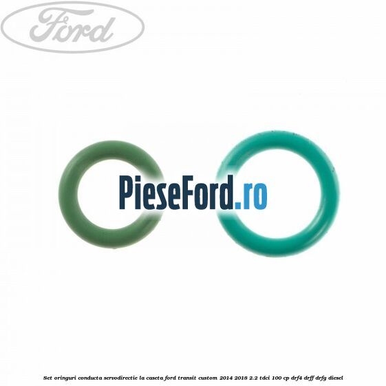 Set oringuri conducta servodirectie la caseta Ford Transit Custom 2014-2018 2.2 TDCi 100 cp DRF4, DRFF, DRFG diesel