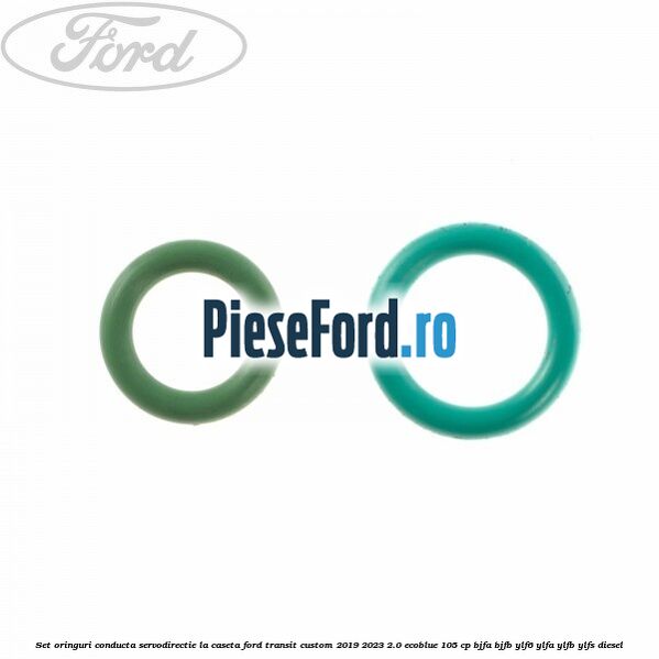 Set oringuri conducta servodirectie la caseta Ford Transit Custom 2019-2023 2.0 EcoBlue 105 cp BJFA, BJFB, YLF6, YLFA, YLFB, YLFS diesel