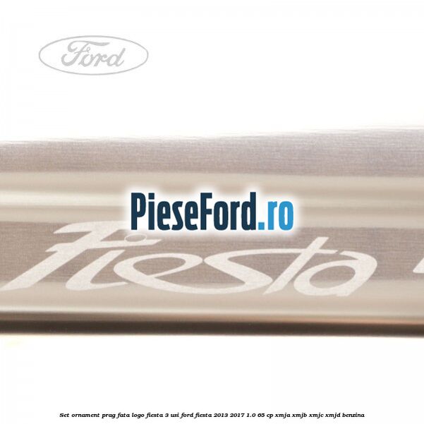Set ornament prag fata logo Fiesta 3 usi Ford Fiesta 2013-2017 1.0 65 cp