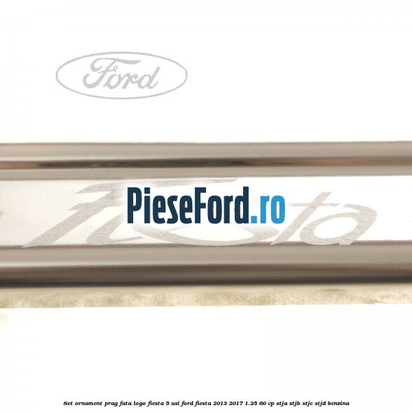 Set ornament prag fata logo Fiesta 5 usi Ford Fiesta 2013-2017 1.25 60 cp STJA, STJB, STJC, STJD benzina