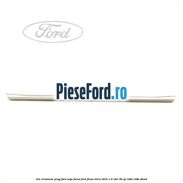 Set ornament prag fata logo Focus Ford Focus 2014-2018 1.6 TDCi 95 cp Set ornament prag fata logo Focus Ford Focus 2014-2018 1.6 TDCi 95 cp T3DA, T3DB diesel