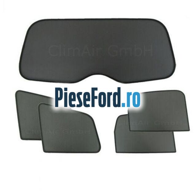 Set parasolare spate 5 Usi Ford Fiesta 2005-2008 1.6 TDCi 90 cp HHJA, HHJB diesel