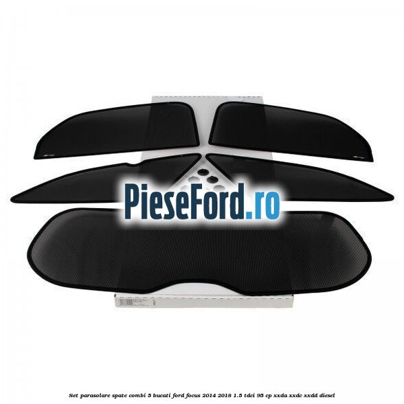 Set parasolare spate combi 5 bucati Ford Focus 2014-2018 1.5 TDCi 95 cp XXDA, XXDC, XXDD diesel