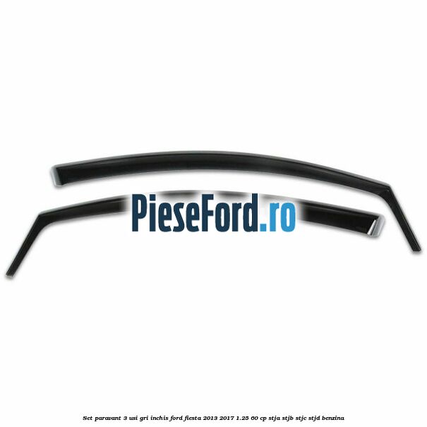 Set paravant 3 usi, gri inchis Ford Fiesta 2013-2017 1.25 60 cp STJA, STJB, STJC, STJD benzina