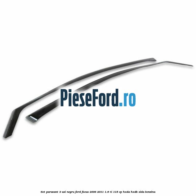 Set paravant 3 usi, negru Ford Focus 2008-2011 1.6 Ti 115 cp HXDA, HXDB, SIDA benzina