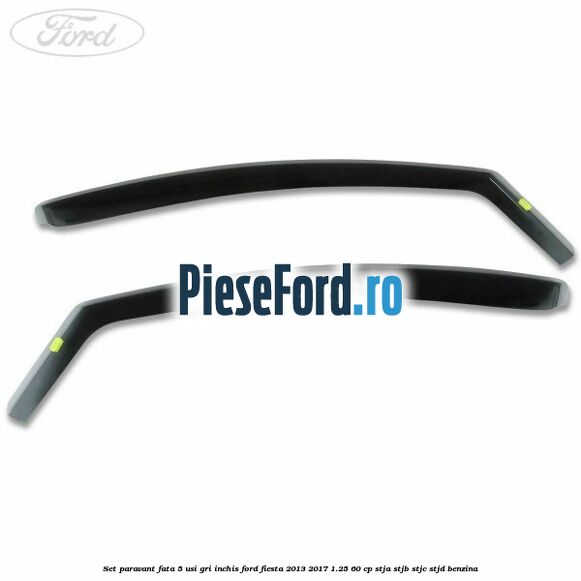 Set paravant fata 5 usi, gri inchis Ford Fiesta 2013-2017 1.25 60 cp STJA, STJB, STJC, STJD benzina