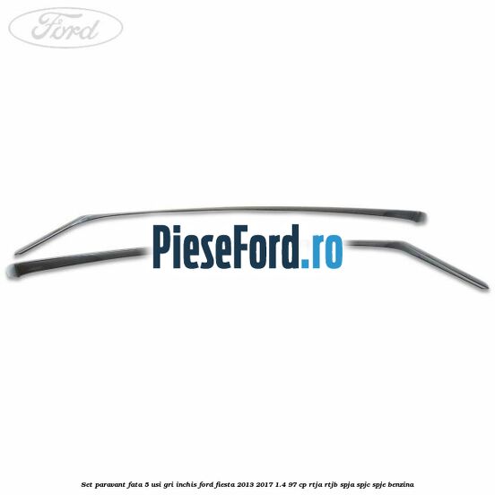 Set paravant fata 5 usi, gri inchis Ford Fiesta 2013-2017 1.4 97 cp RTJA, RTJB, SPJA, SPJC, SPJE benzina