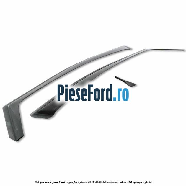 Set paravant fata 5 usi, negru Ford Fiesta 2017-2023 1.0 EcoBoost mHEV 155 cp BZJA Hybrid