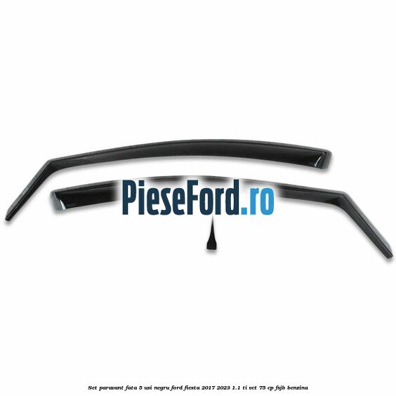 Set paravant fata 5 usi, negru Ford Fiesta 2017-2023 1.1 Ti-VCT 75 cp FSJB benzina