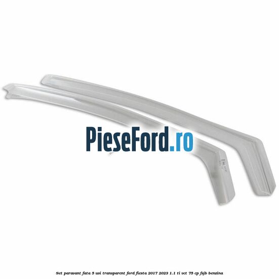 Set paravant fata 5 usi, transparent Ford Fiesta 2017-2023 1.1 Ti-VCT 75 cp FSJB benzina