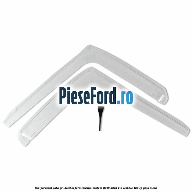 Set paravant fata, gri deschis Ford Tourneo Custom 2019-2023 2.0 EcoBlue 150 cp P0FA diesel
