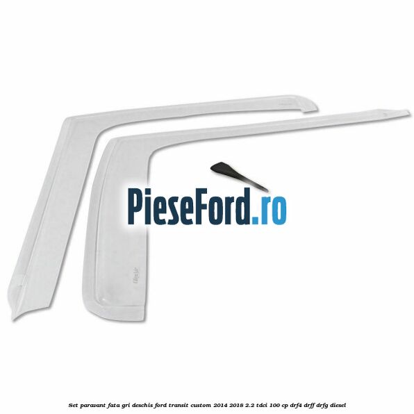 Set paravant fata, gri deschis Ford Transit Custom 2014-2018 2.2 TDCi 100 cp DRF4, DRFF, DRFG diesel