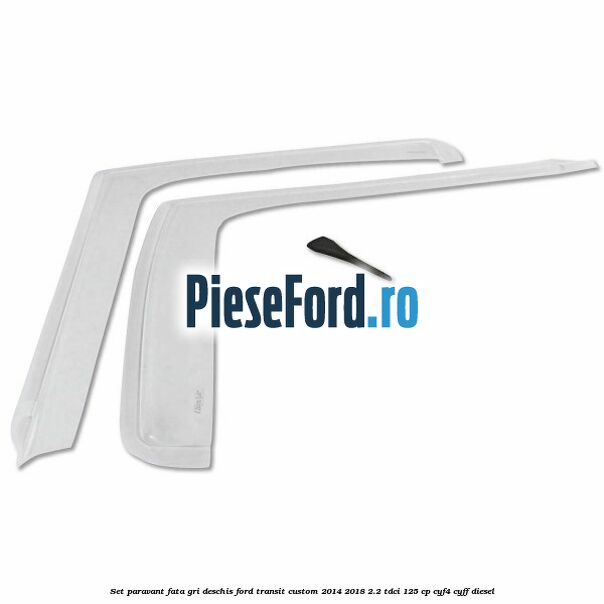 Set paravant fata, gri deschis Ford Transit Custom 2014-2018 2.2 TDCi 125 cp CYF4, CYFF diesel