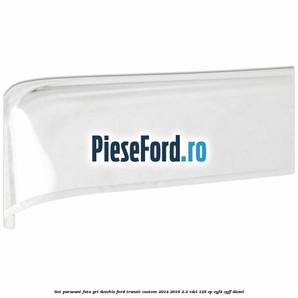Set paravant fata, gri deschis Ford Transit Custom 2014-2018 2.2 TDCi 125 cp CYF4, CYFF diesel