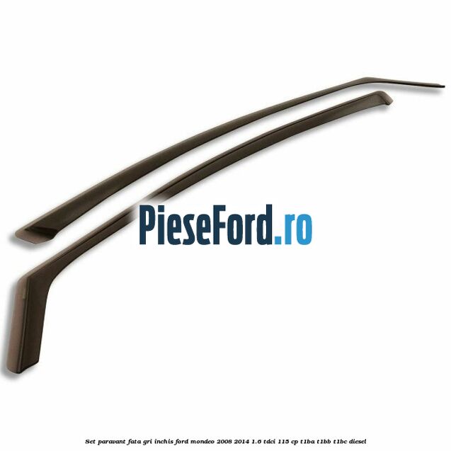 Set paravant fata, gri inchis Ford Mondeo 2008-2014 1.6 TDCi 115 cp T1BA, T1BB, T1BC diesel