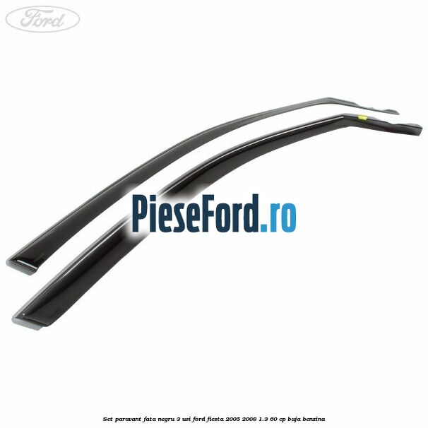 Set paravant fata negru 3 usi Ford Fiesta 2005-2008 1.3 60 cp BAJA benzina