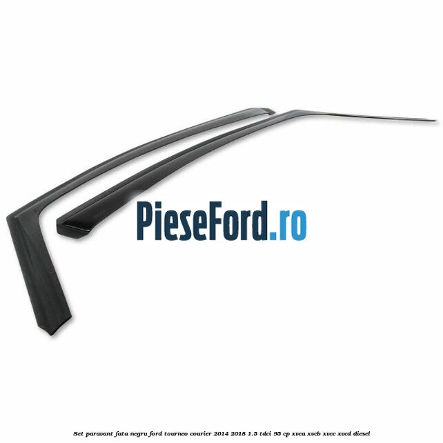 Set paravant fata negru Ford Tourneo Courier 2014-2018 1.5 TDCi 95 cp XVCA, XVCB, XVCC, XVCD diesel
