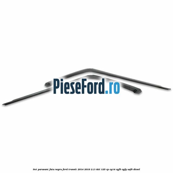 Set paravant fata, negru Ford Transit 2014-2018 2.2 TDCi 125 cp CY14, CYF5, CYFG, USF6 diesel