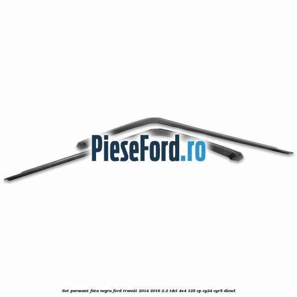 Set paravant fata, negru Ford Transit 2014-2018 2.2 TDCi 4x4 125 cp CY24, CYR5 diesel