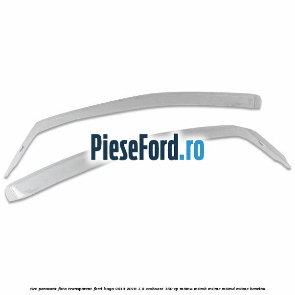 Set paravant fata transparent Ford Kuga 2013-2016 1.5 EcoBoost 150 cp M8MA, M8MB, M8MC, M8MD, M8ME benzina