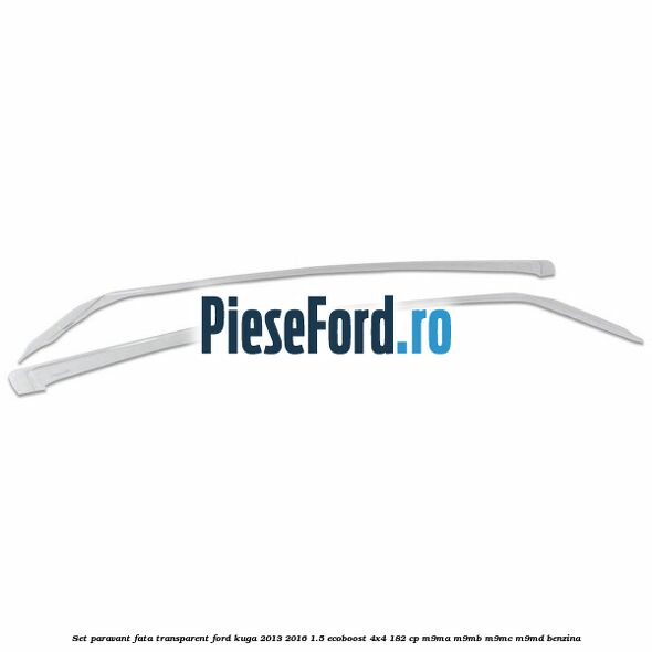 Set paravant fata transparent Ford Kuga 2013-2016 1.5 EcoBoost 4x4 182 cp M9MA, M9MB, M9MC, M9MD benzina