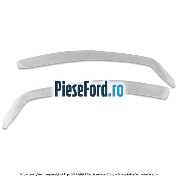 Set paravant fata transparent Ford Kuga 2013-2016 1.5 EcoBoost 4x4 182 cp M9MA, M9MB, M9MC, M9MD benzina