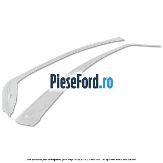 Set paravant fata transparent Ford Kuga 2016-2018 2.0 TDCi 4x4 180 cp T8MA, T8MB, T8MC diesel