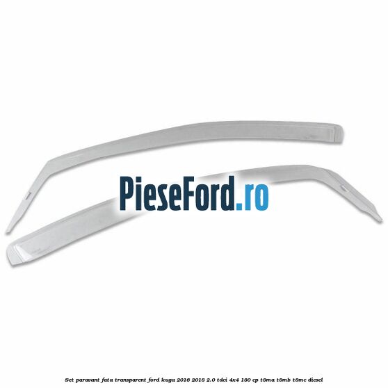 Set paravant fata transparent Ford Kuga 2016-2018 2.0 TDCi 4x4 180 cp T8MA, T8MB, T8MC diesel