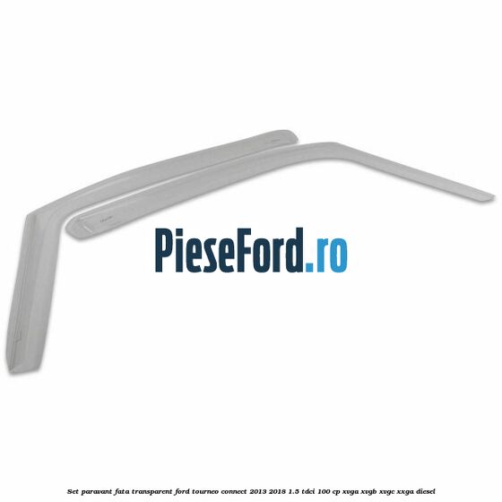 Set paravant fata, transparent Ford Tourneo Connect 2013-2018 1.5 TDCi 100 cp XVGA, XVGB, XVGC, XXGA diesel