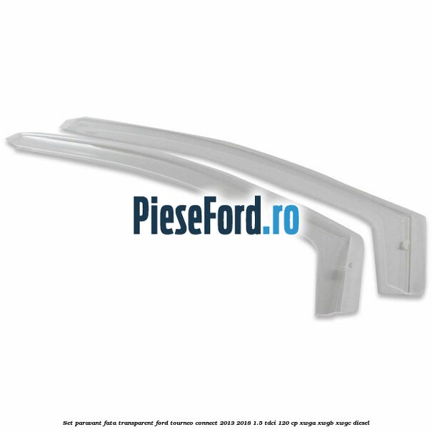 Set paravant fata transparent Ford Tourneo Connect 2013-2018 1.5 TDCi 120 cp XWGA, XWGB, XWGC diesel