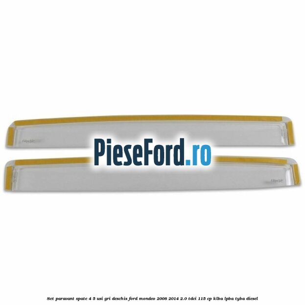 Set paravant spate 4/5 usi, gri deschis Ford Mondeo 2008-2014 2.0 TDCi 115 cp KLBA, LPBA, TYBA diesel