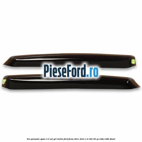 Set paravant spate 4/5 usi, gri inchis Ford Focus 2011-2014 1.6 TDCi 95 cp T3DA, T3DB diesel