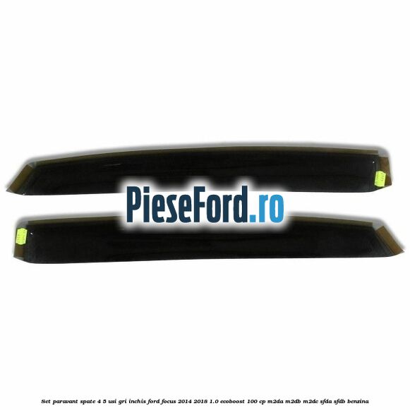 Set paravant spate 4/5 usi, gri inchis Ford Focus 2014-2018 1.0 EcoBoost 100 cp M2DA, M2DB, M2DC, SFDA, SFDB benzina