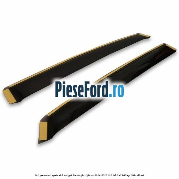 Set paravant spate 4/5 usi, gri inchis Ford Focus 2014-2018 2.0 TDCi ST 185 cp T8DA diesel