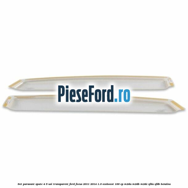 Set paravant spate 4/5 usi, transparent Ford Focus 2011-2014 1.0 EcoBoost 100 cp M2DA, M2DB, M2DC, SFDA, SFDB benzina