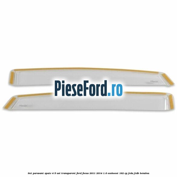 Set paravant spate 4/5 usi, transparent Ford Focus 2011-2014 1.6 EcoBoost 182 cp JTDA, JTDB benzina