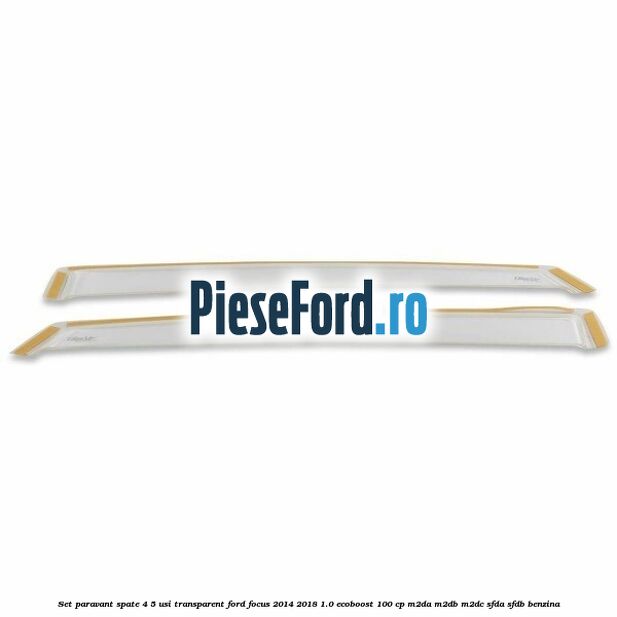 Set paravant spate 4/5 usi, transparent Ford Focus 2014-2018 1.0 EcoBoost 100 cp M2DA, M2DB, M2DC, SFDA, SFDB benzina