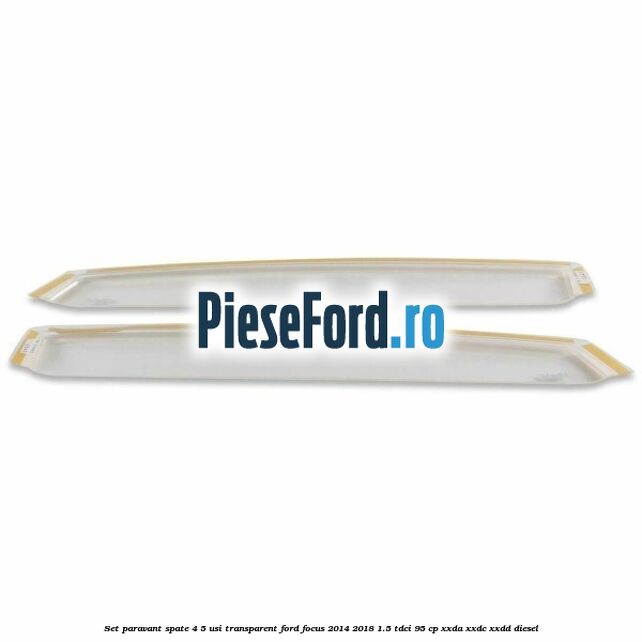 Set paravant spate 4/5 usi, transparent Ford Focus 2014-2018 1.5 TDCi 95 cp XXDA, XXDC, XXDD diesel