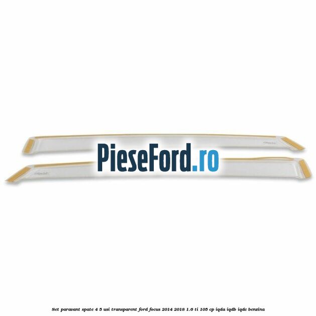 Set paravant spate 4/5 usi, transparent Ford Focus 2014-2018 1.6 Ti 105 cp IQDA, IQDB, IQDC benzina
