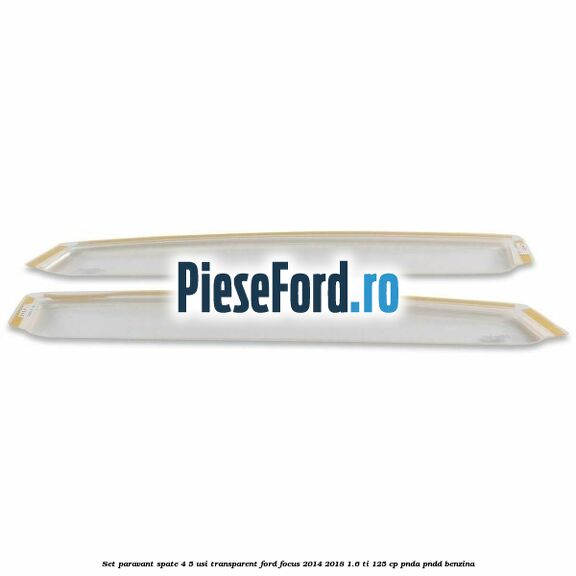 Set paravant spate 4/5 usi, transparent Ford Focus 2014-2018 1.6 Ti 125 cp PNDA, PNDD benzina