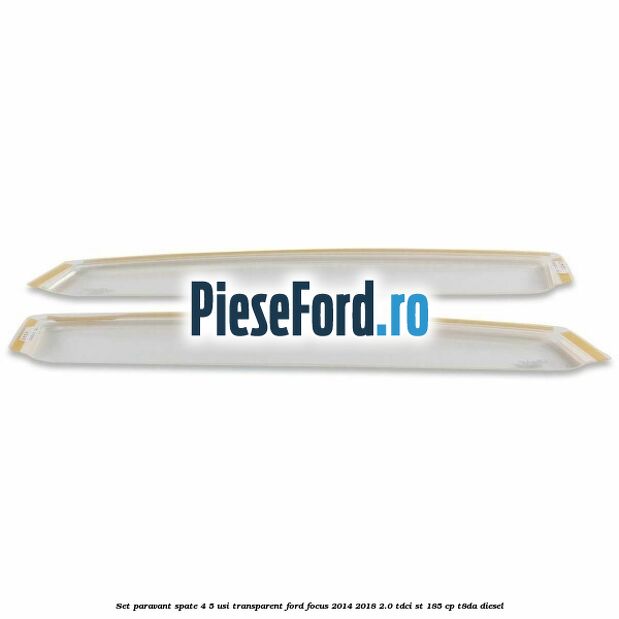 Set paravant spate 4/5 usi, transparent Ford Focus 2014-2018 2.0 TDCi ST 185 cp T8DA diesel
