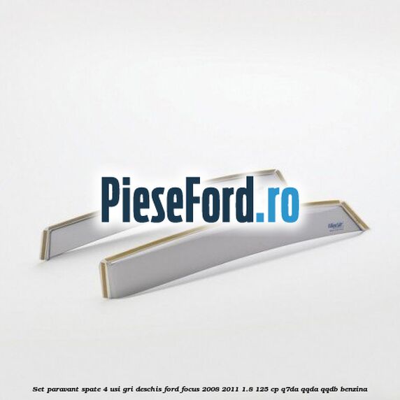 Set paravant spate 4 usi, gri deschis Ford Focus 2008-2011 1.8 125 cp Q7DA, QQDA, QQDB benzina