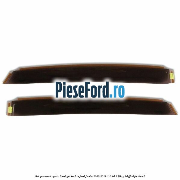 Set paravant spate 5 usi, gri inchis Ford Fiesta 2008-2012 1.6 TDCi 75 cp HHJF, UBJA diesel